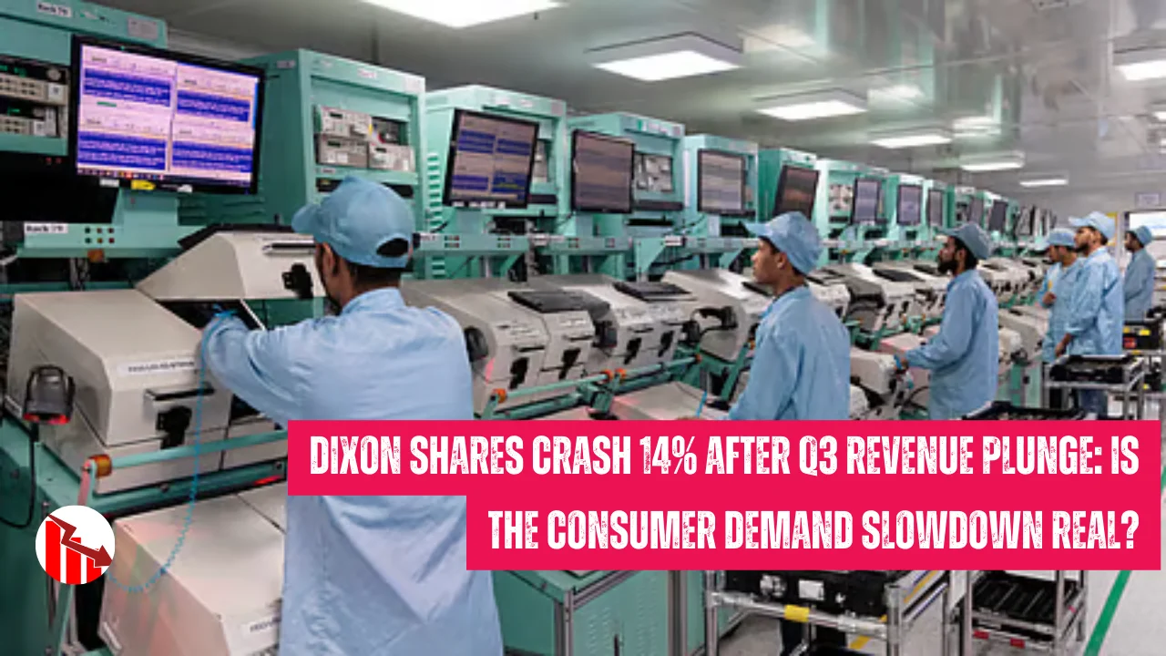 Dixon Shares Crash 14% After Q3 Revenue Plunge: Is the Consumer Demand Slowdown Real?