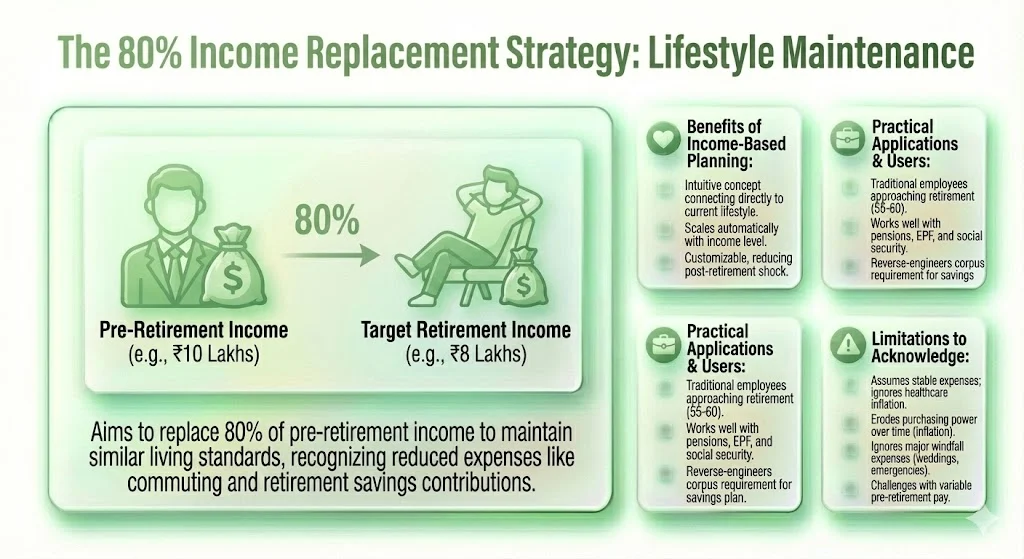 80% Income Replacement Strategy for Lifestyle Maintenance