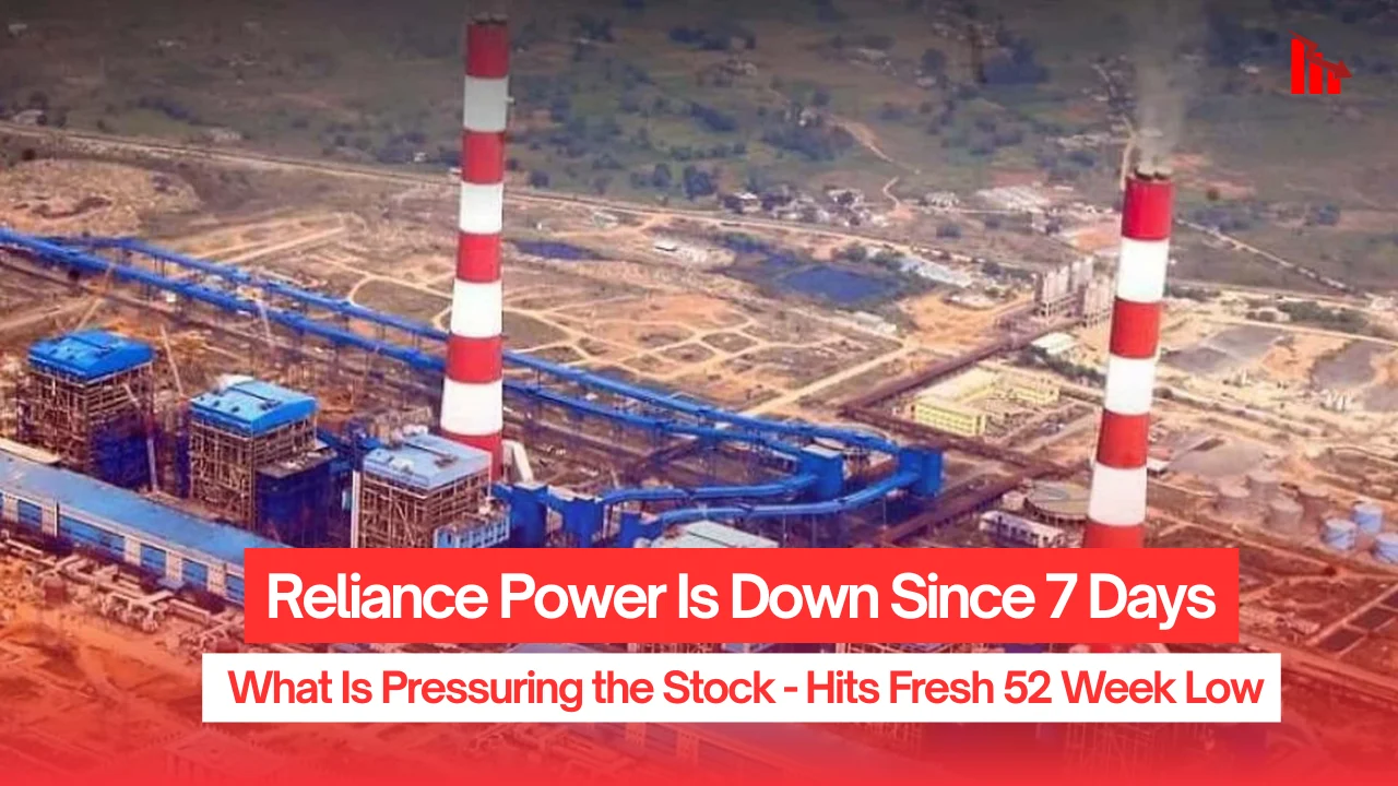 Reliance Power Is Down Since 7 Days What Is Pressuring the Stock - Hits Fresh 52 Week Low | Image With Manufacturing Today India